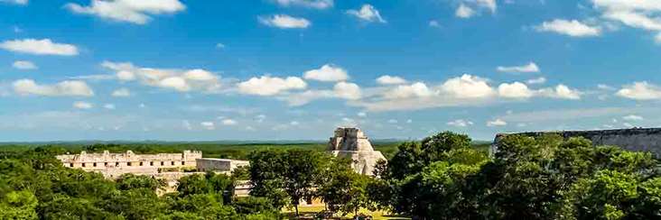 Uxmal in Messico